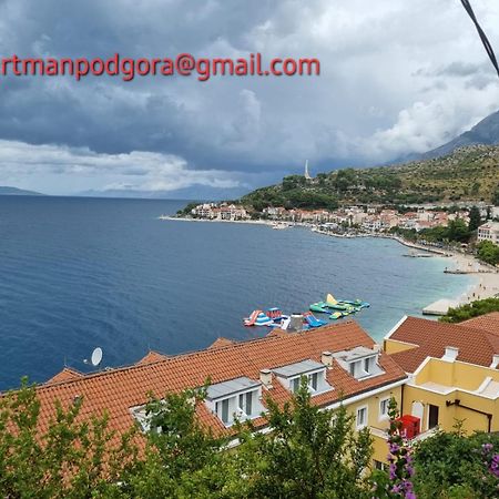 Apartman Lampic With Beautiful Sea View Подгора Екстер'єр фото